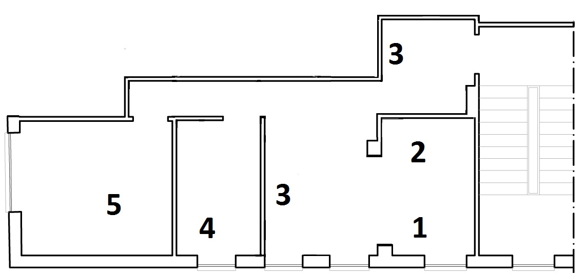 casa miscia - pianta